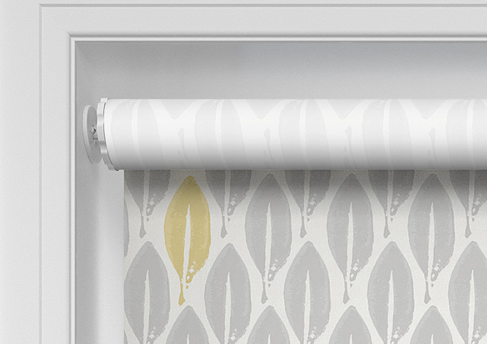 Leafy Print, Yellow Splash - Twist&Fit Roller Blind - Image 10